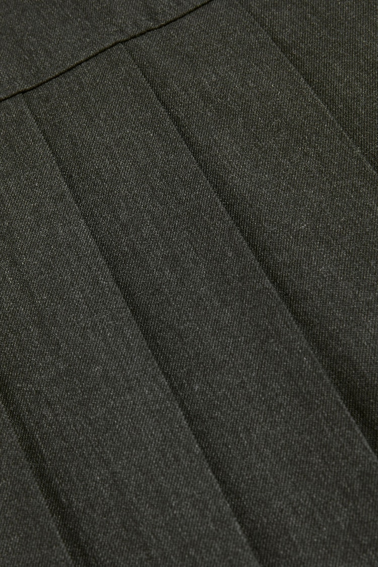 Grey Longer Length Regular Waist Pleat Skirts 2 Pack (3-16yrs) - Image 4 of 4