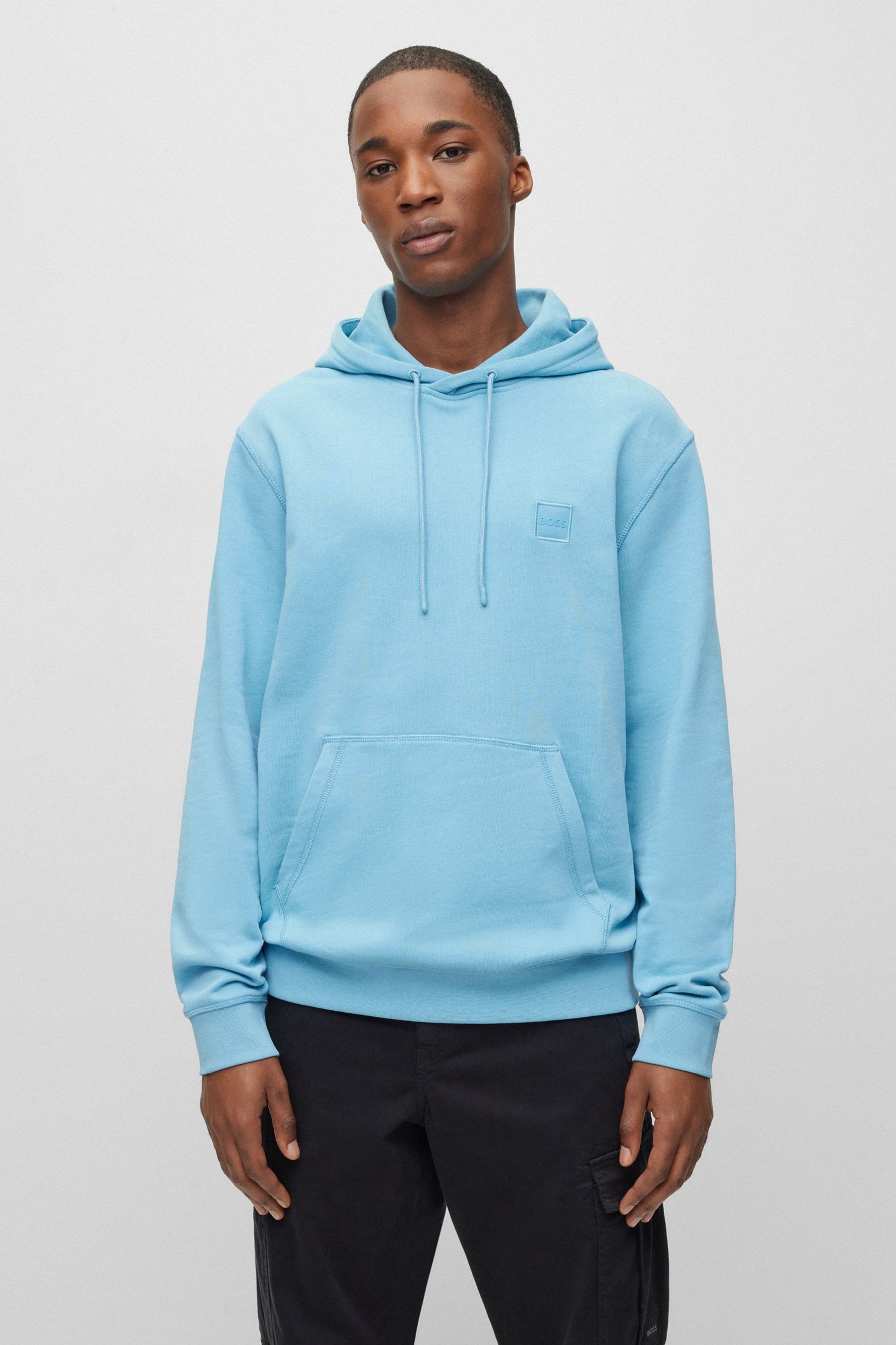 Boss blue sweatshirt new arrivals