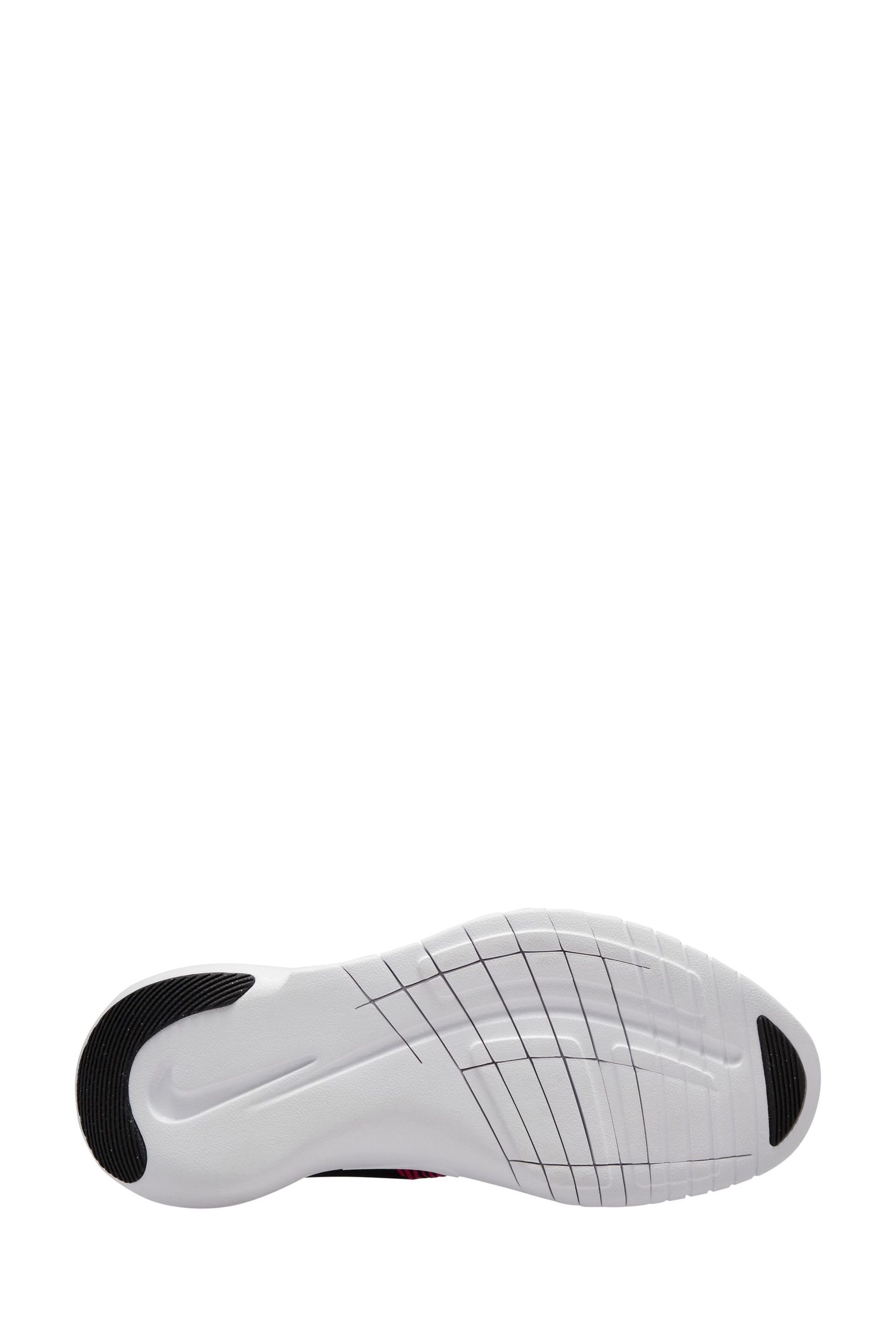 Nike running free run flyknit trainers in grey and pink online