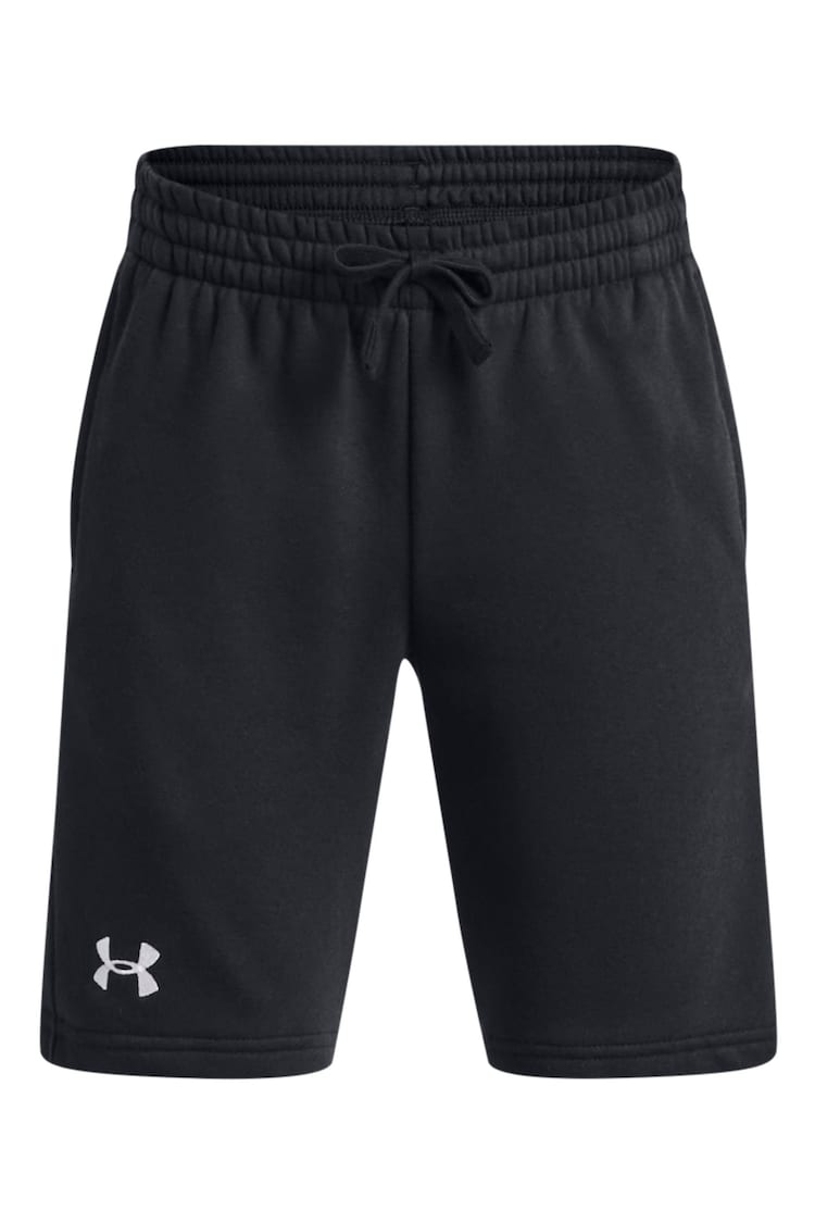 Under Armour Black Rival Fleece Shorts - Image 1 of 2