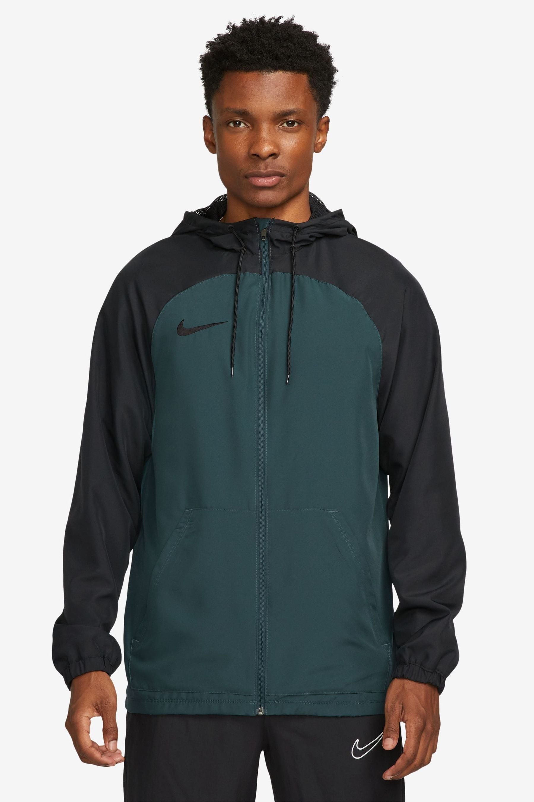 Nike dark shop green jacket