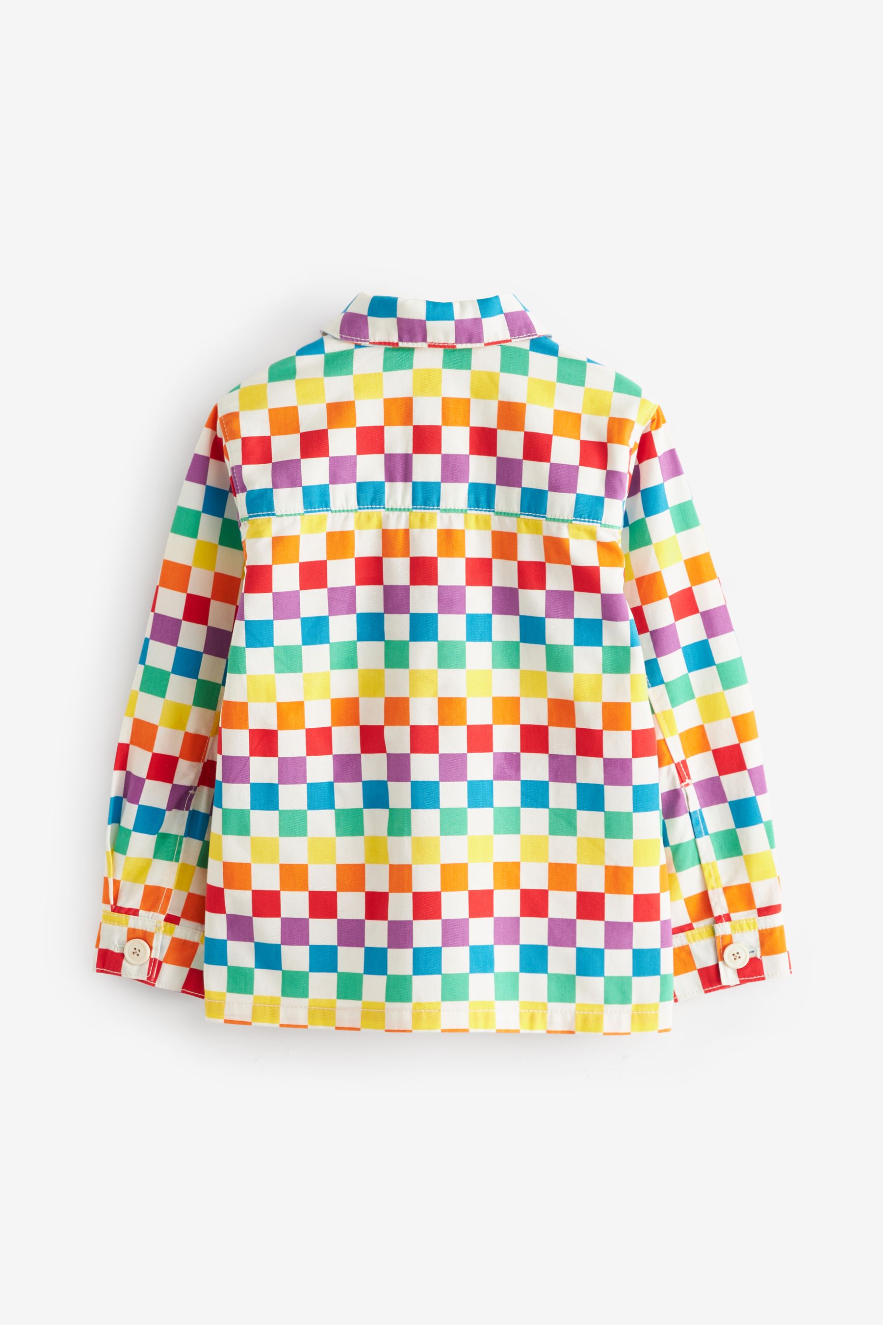 Rainbow checkered jacket on sale