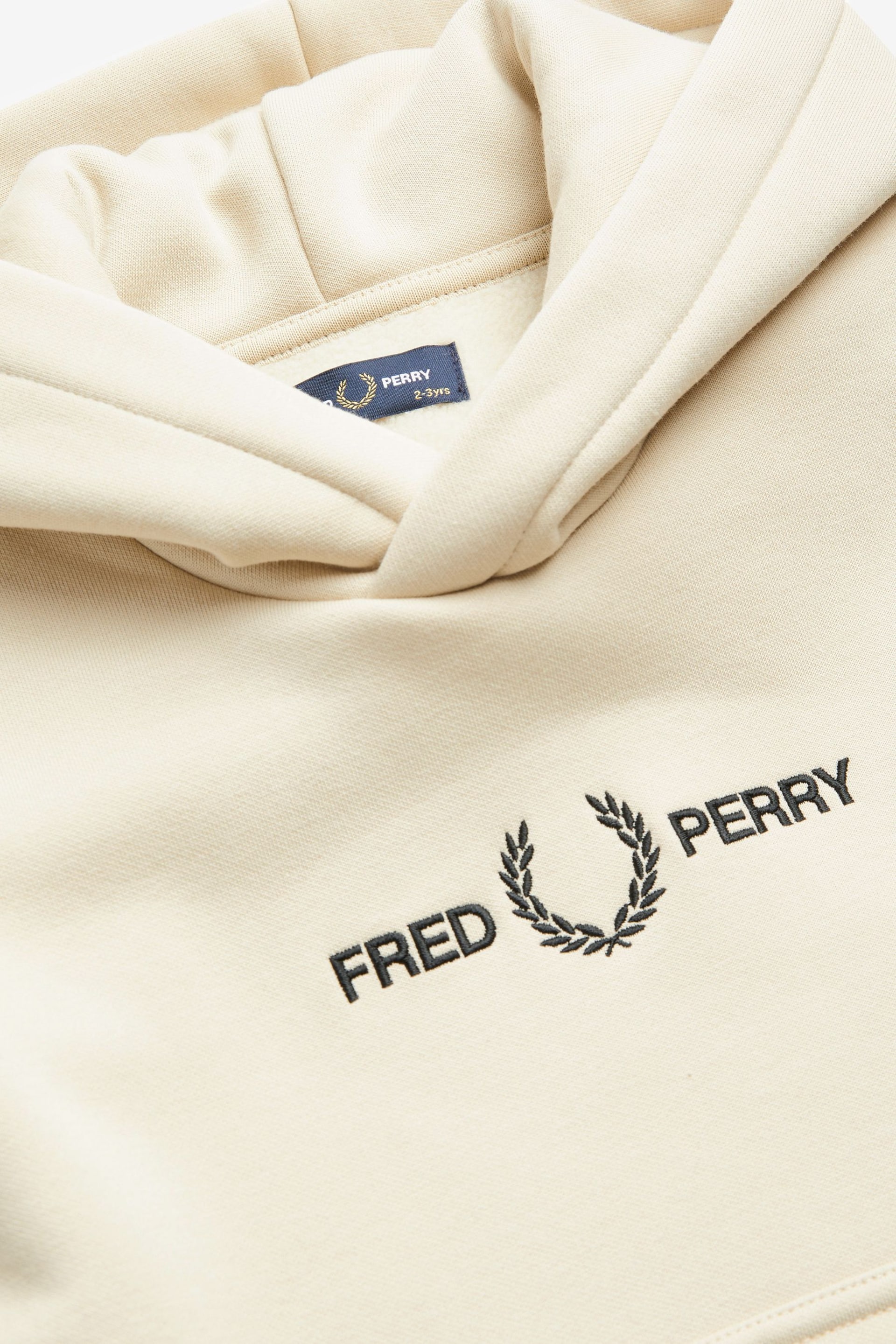 Fred Perry Kids Back Graphic Hoodie - Image 3 of 3