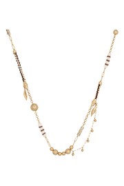 Bibi Bijoux Gold Tone San Pedro Charm Necklace - Image 2 of 6