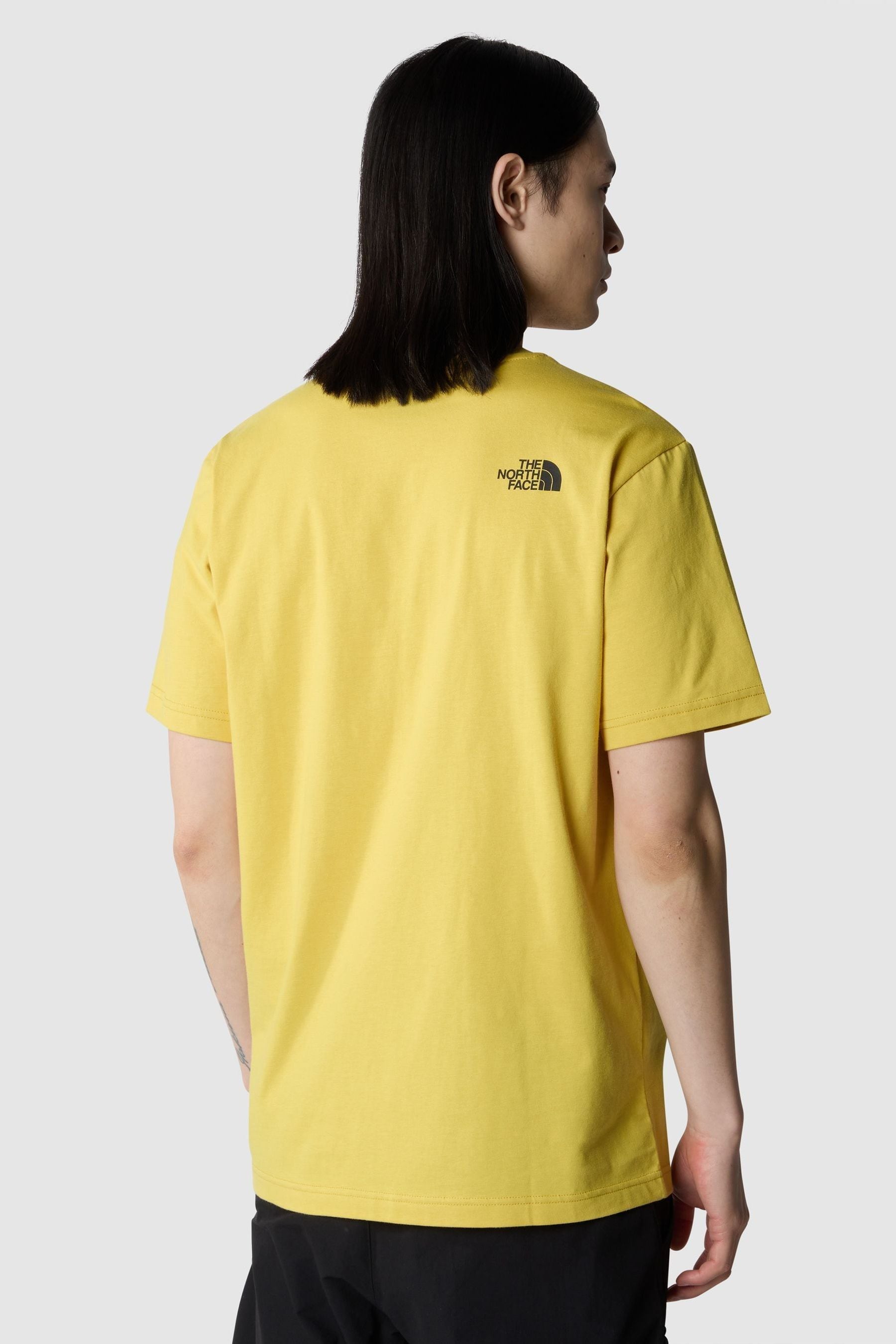 North face yellow top deals
