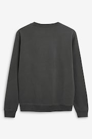 Charcoal Grey Crew Sweatshirt - Image 7 of 8