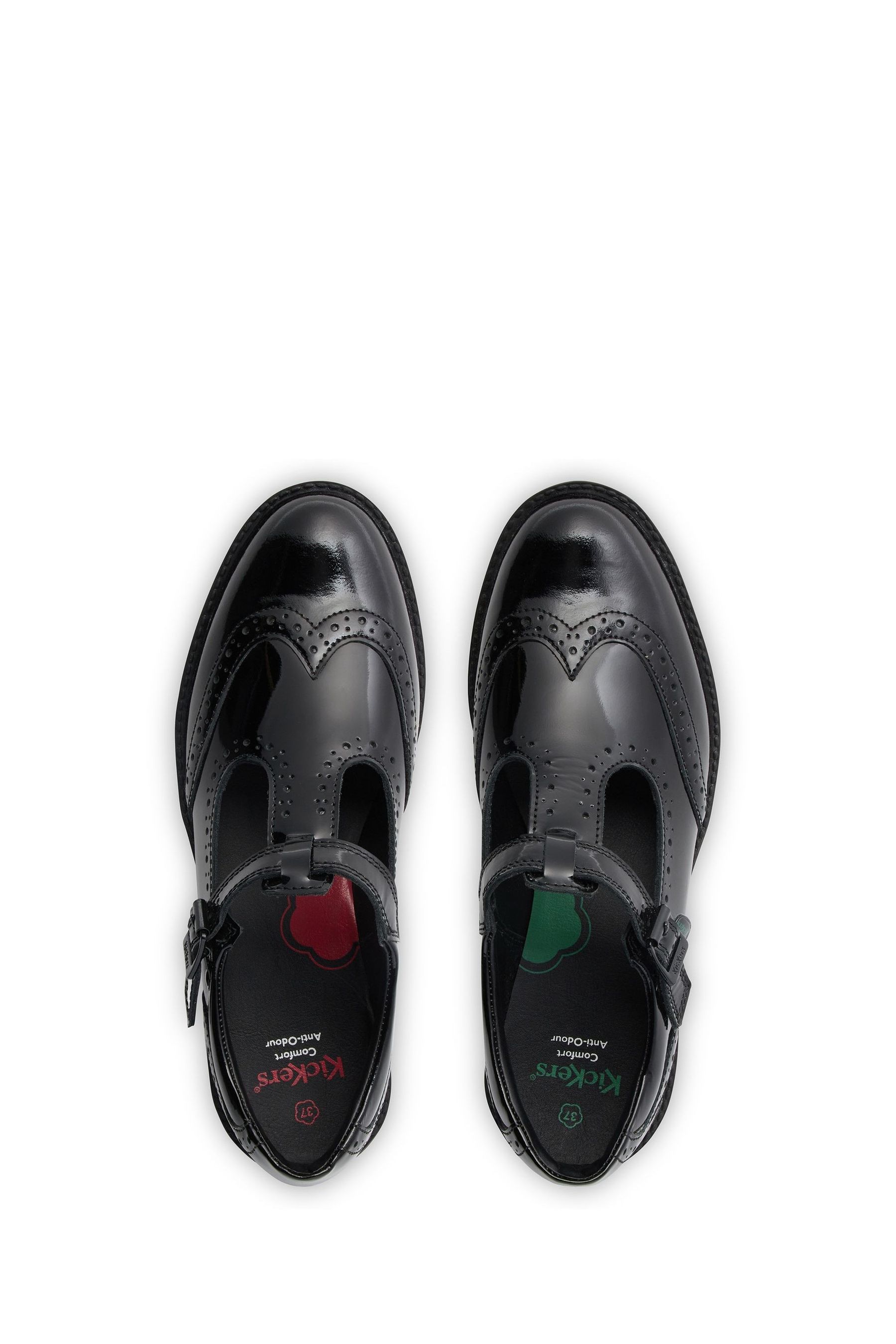 Kickers t bar brogue bow online