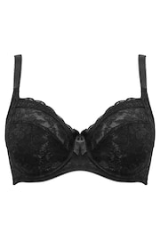 Pour Moi Black Non Padded Underwired Rebel Underwired Side Support Bra - Image 3 of 4