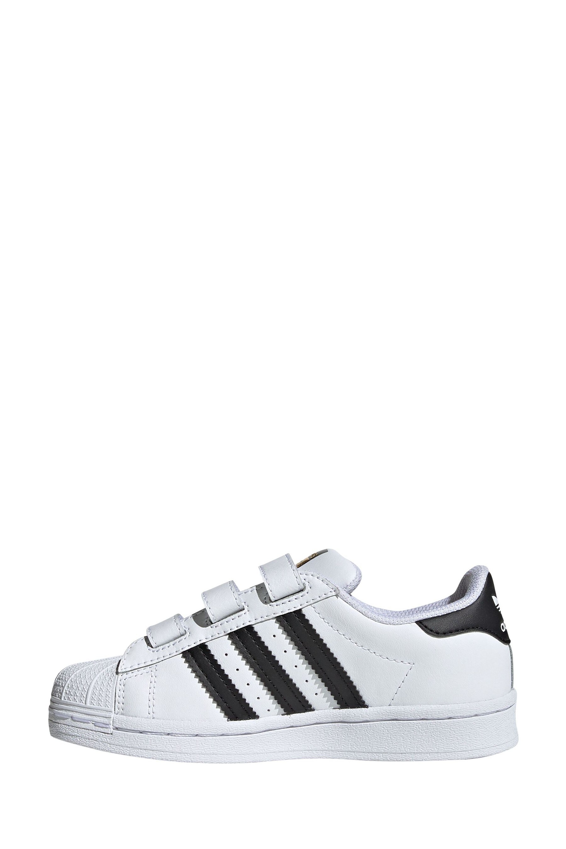 Childrens superstar online trainers size 3