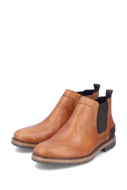 Rieker Mens Zipper Brown Boots - Image 4 of 11