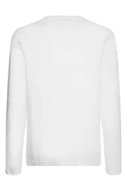 Tommy Hilfiger White Long Sleeve T-Shirt - Image 2 of 5