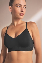 Black Smoothing Light Pad Non Wire Bra - Image 1 of 8
