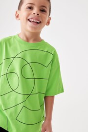 Paul Smith Junior Boys Oversized PS Short Sleeve Print T-Shirt - Image 4 of 10