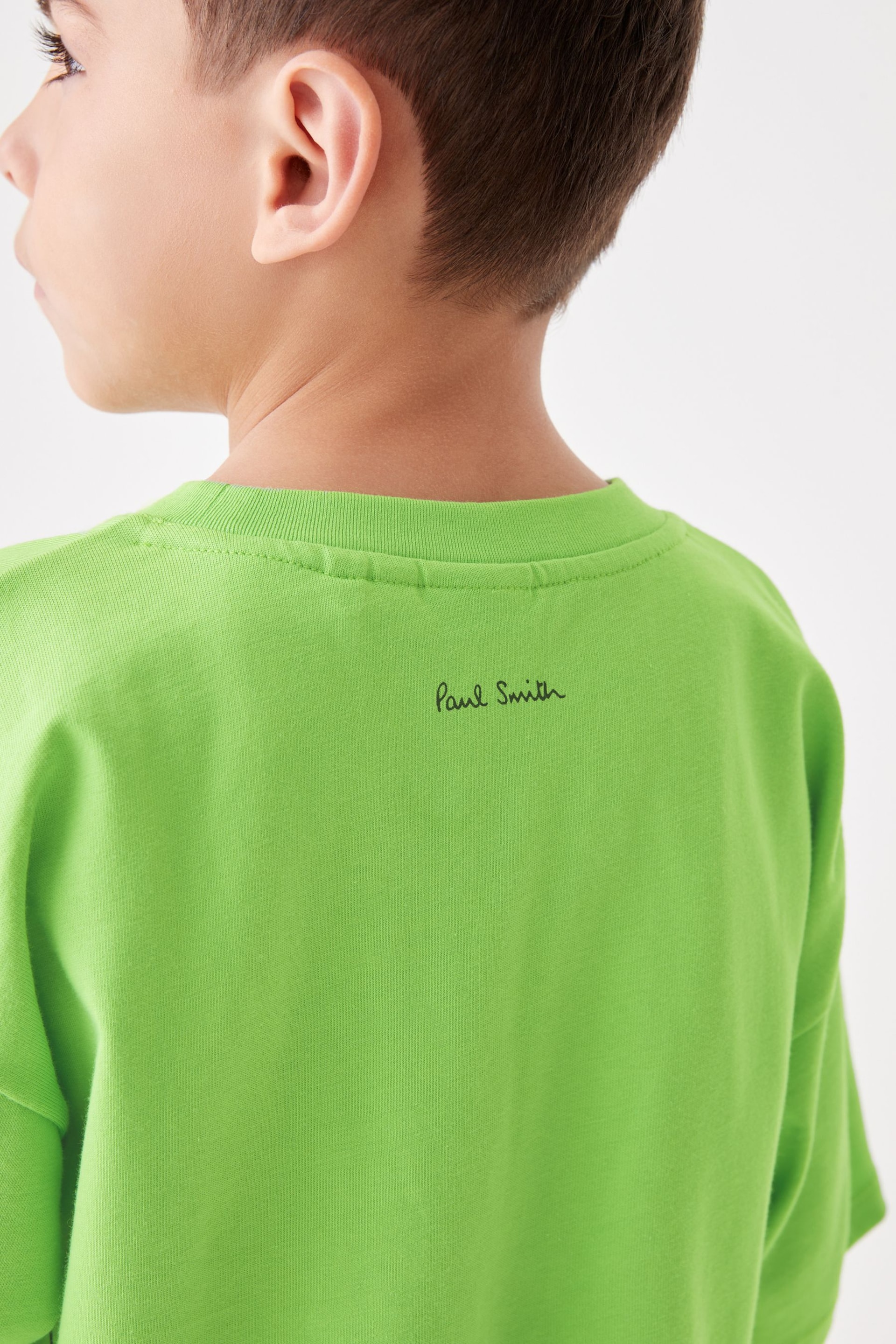 Paul Smith Junior Boys Oversized PS Short Sleeve Print T-Shirt - Image 5 of 10