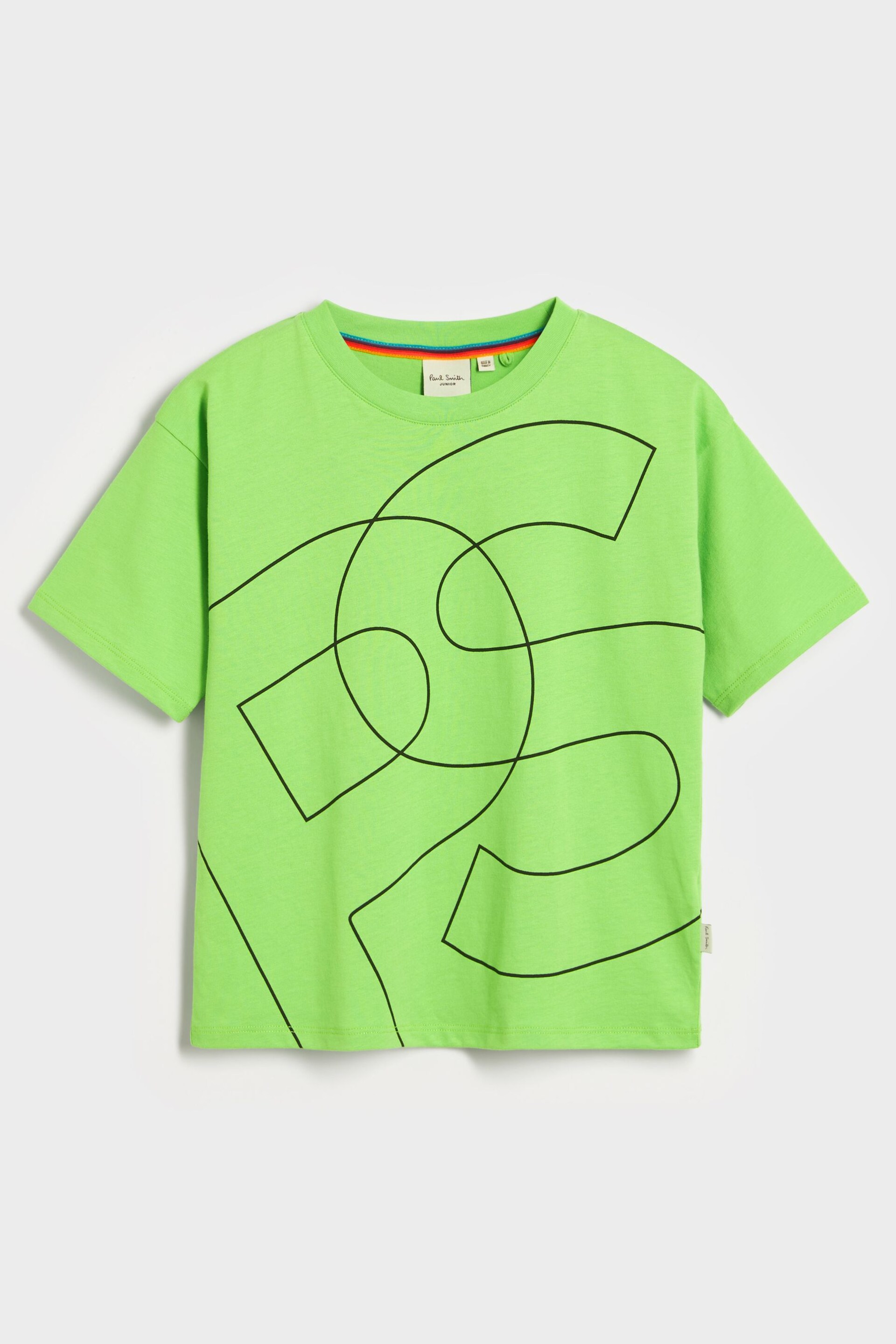 Paul Smith Junior Boys Oversized PS Short Sleeve Print T-Shirt - Image 7 of 10