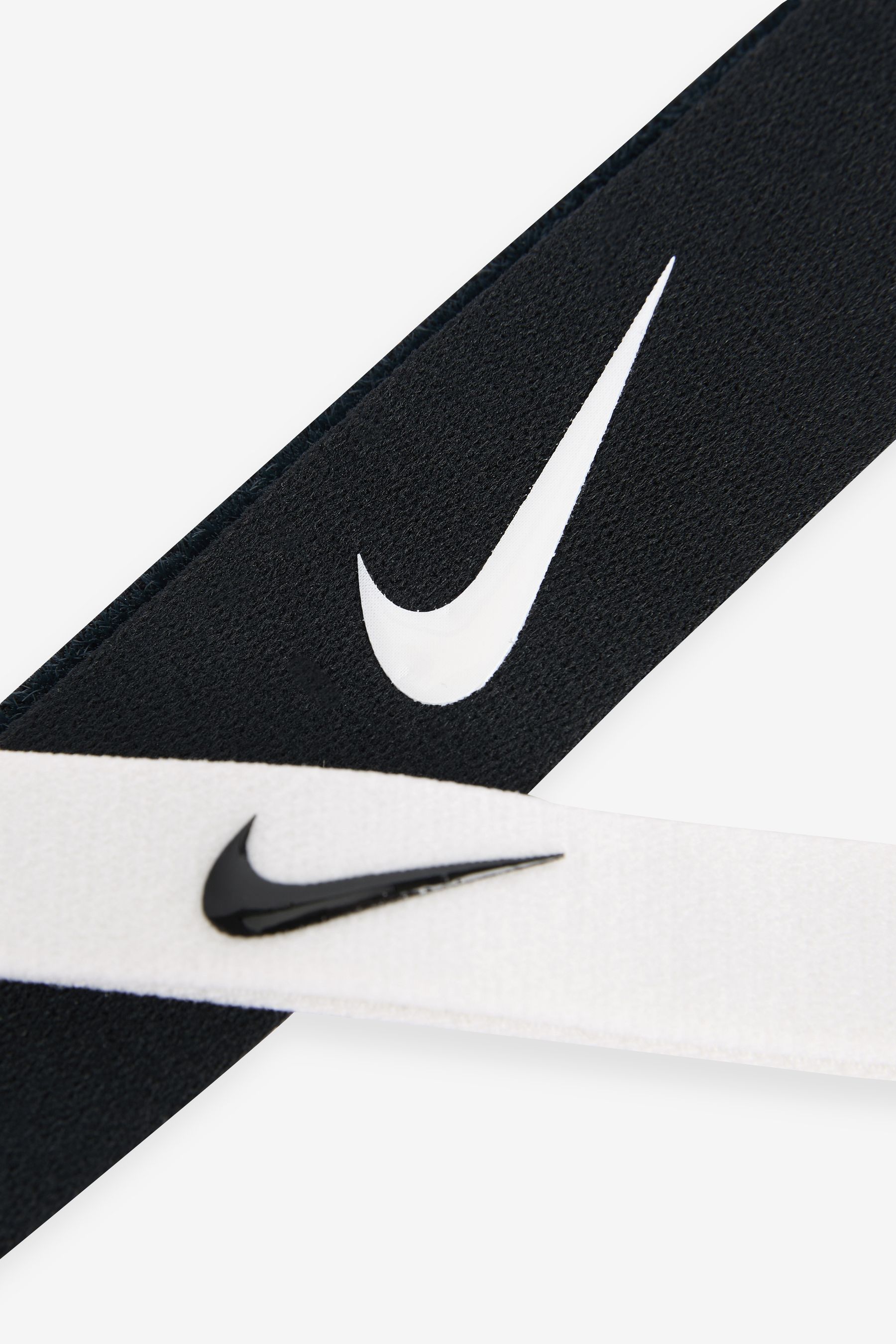 Nike black and white headband hot sale