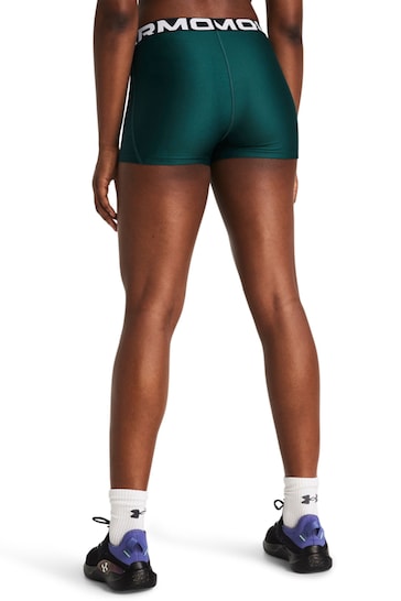 Under Armour Green Womens Heat Gear HG Authentics 8 Inches Shorts