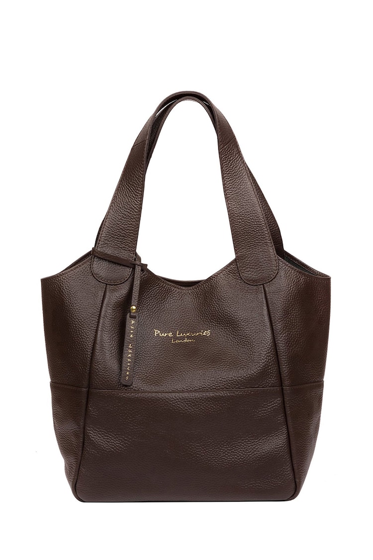 Pure Luxuries London Freer Leather Tote Bag - Image 2 of 5