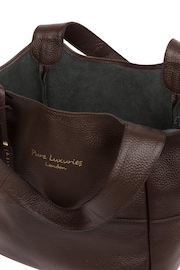 Pure Luxuries London Freer Leather Tote Bag - Image 5 of 5