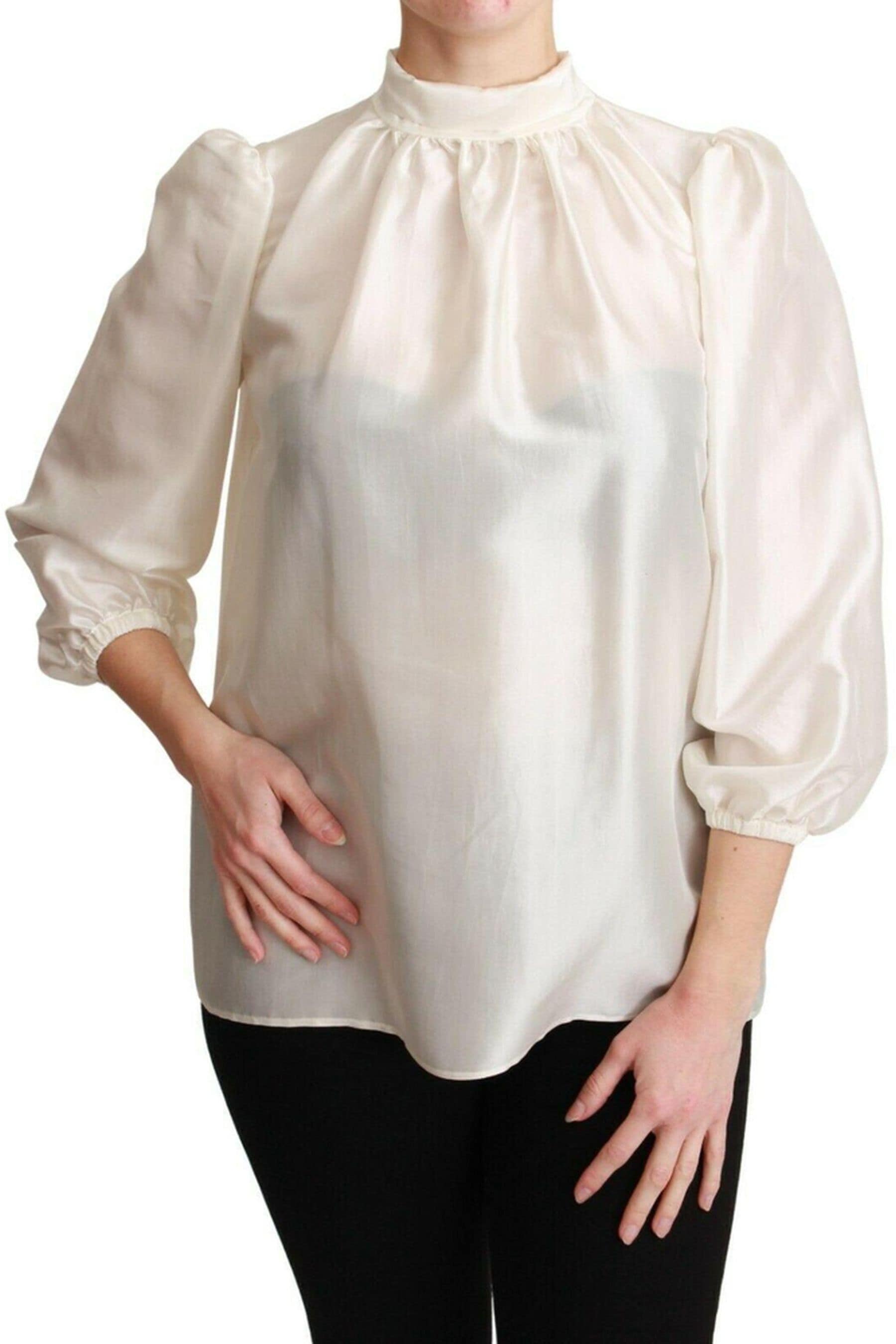 Dolce gabbana discount white blouse