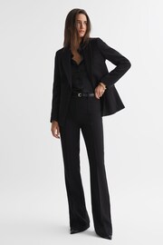 Reiss Black Sofia Silk Shirt - Image 5 of 5