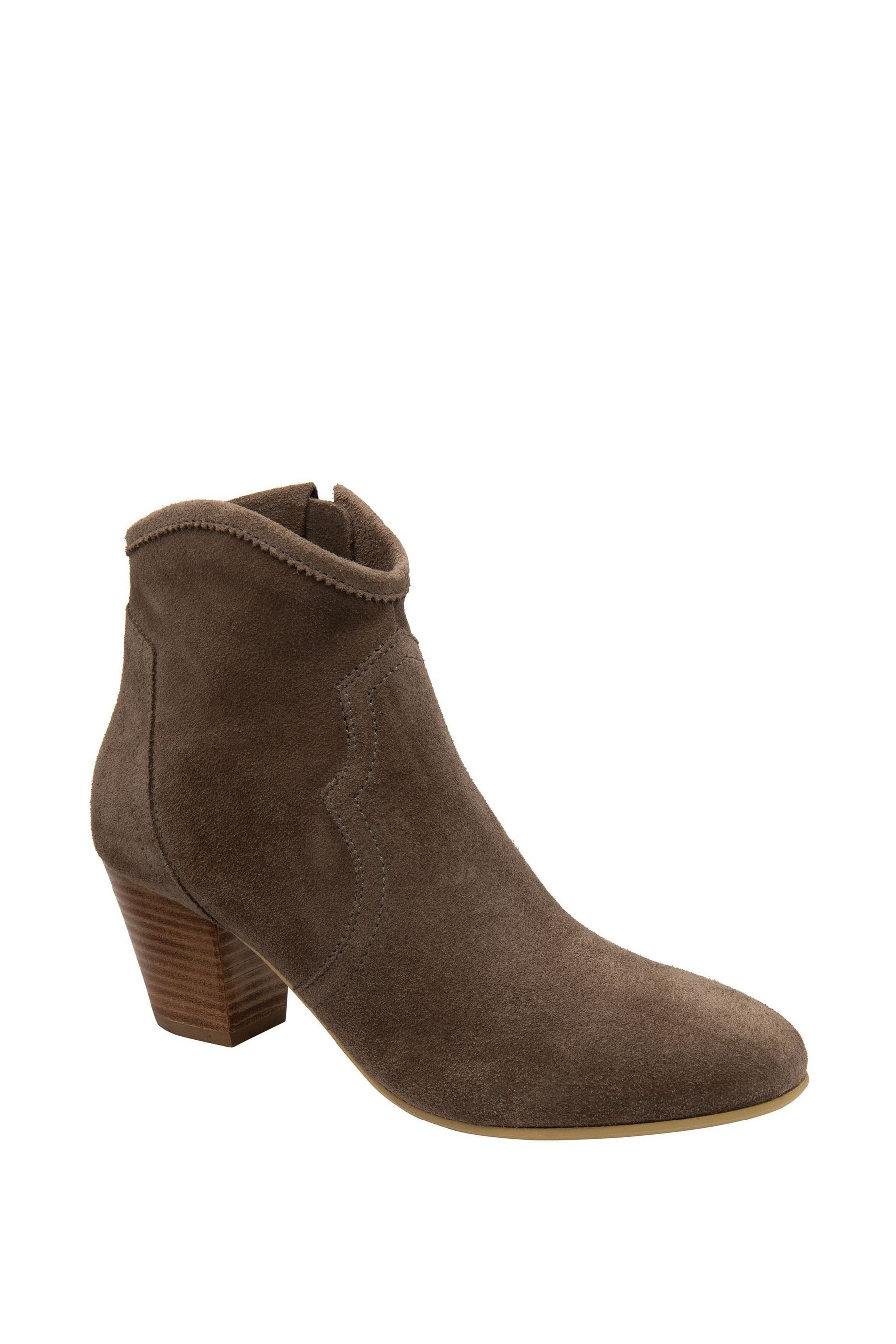 Buy Ravel Brown Suede Leather Ankle Boots from the Next UK online shop