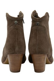 Ravel Brown Suede Leather Ankle Boots - Image 3 of 4