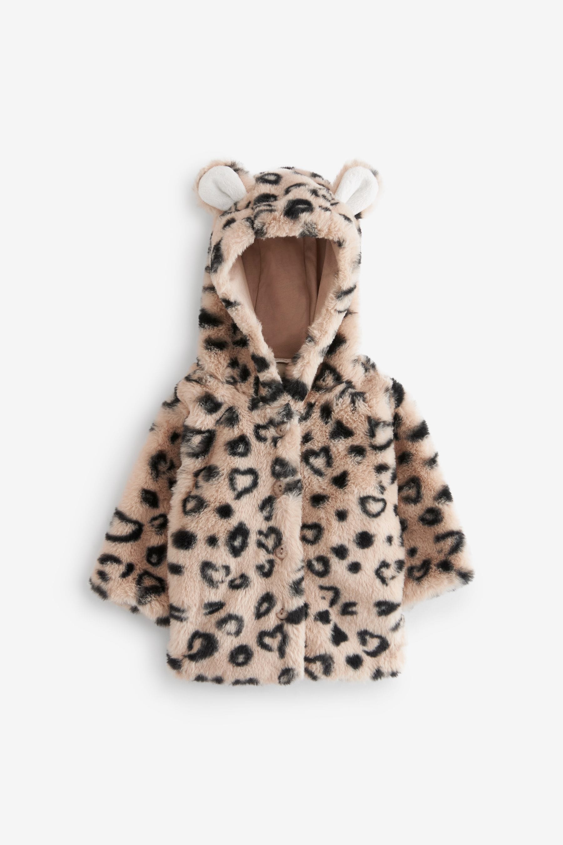 Leopard print coat shop for baby girl