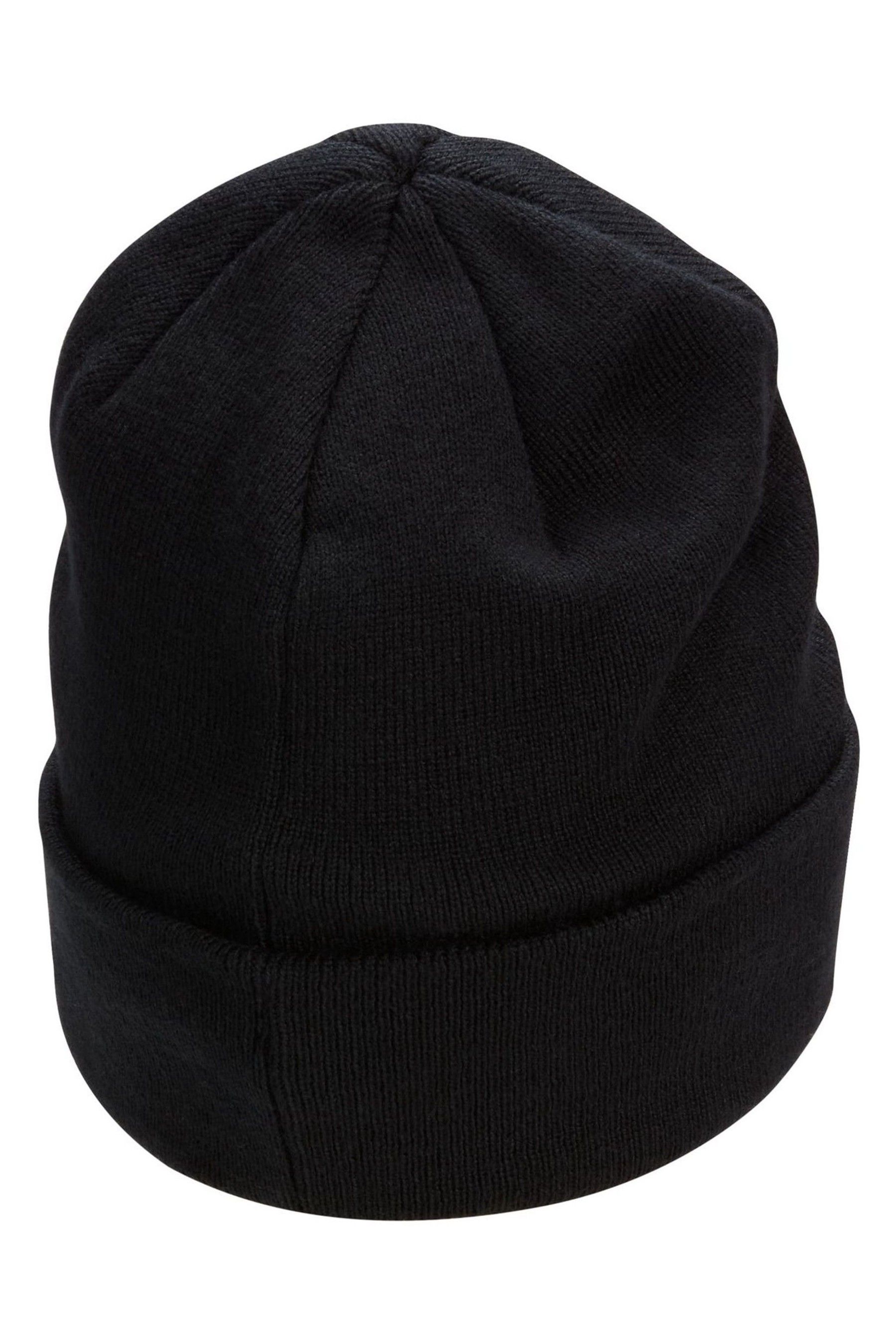 Designer peaked beanie hats clearance
