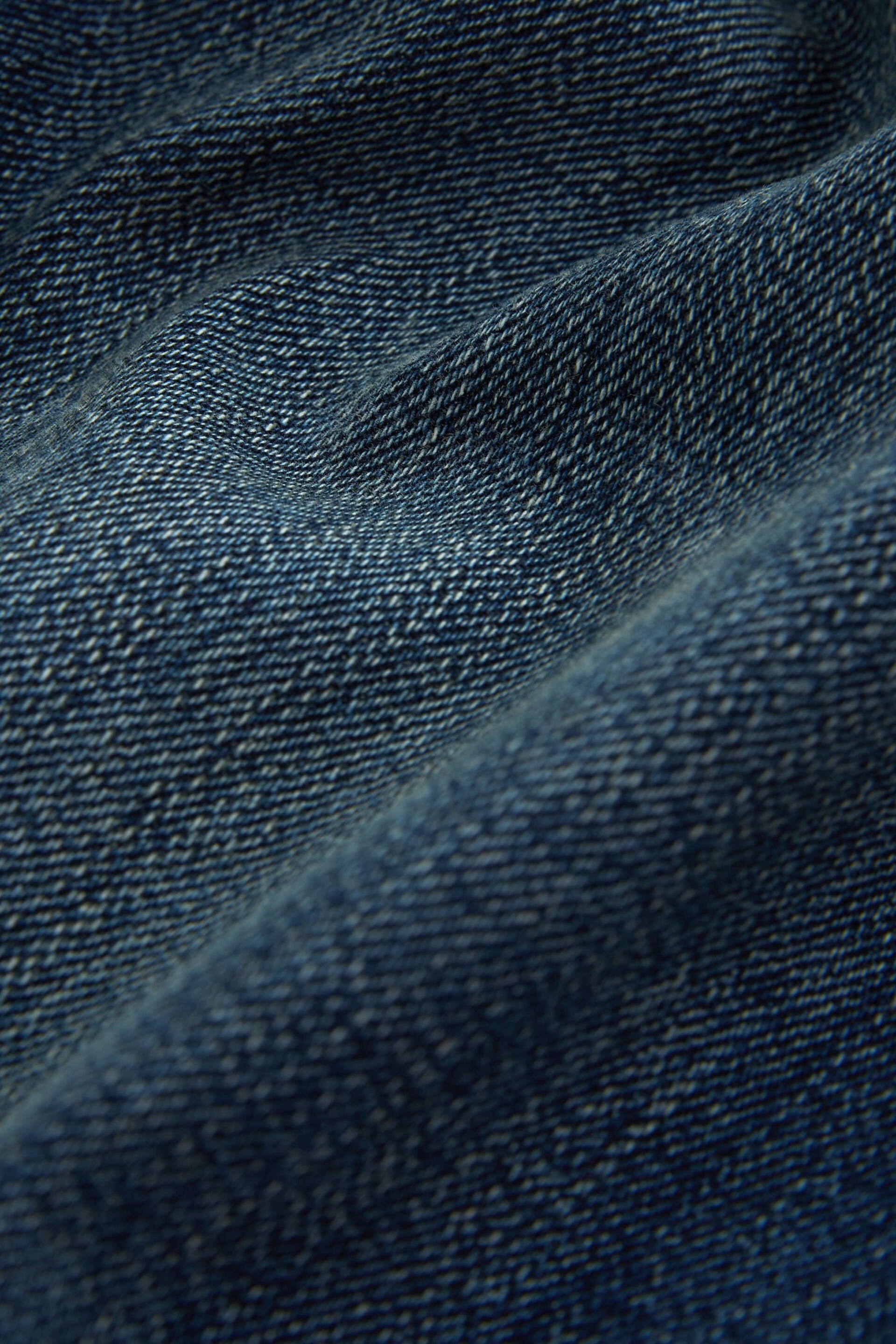 Blue Vintage Tint Slim Fit Premium Heavyweight Signature Cotton Jeans - Image 10 of 10