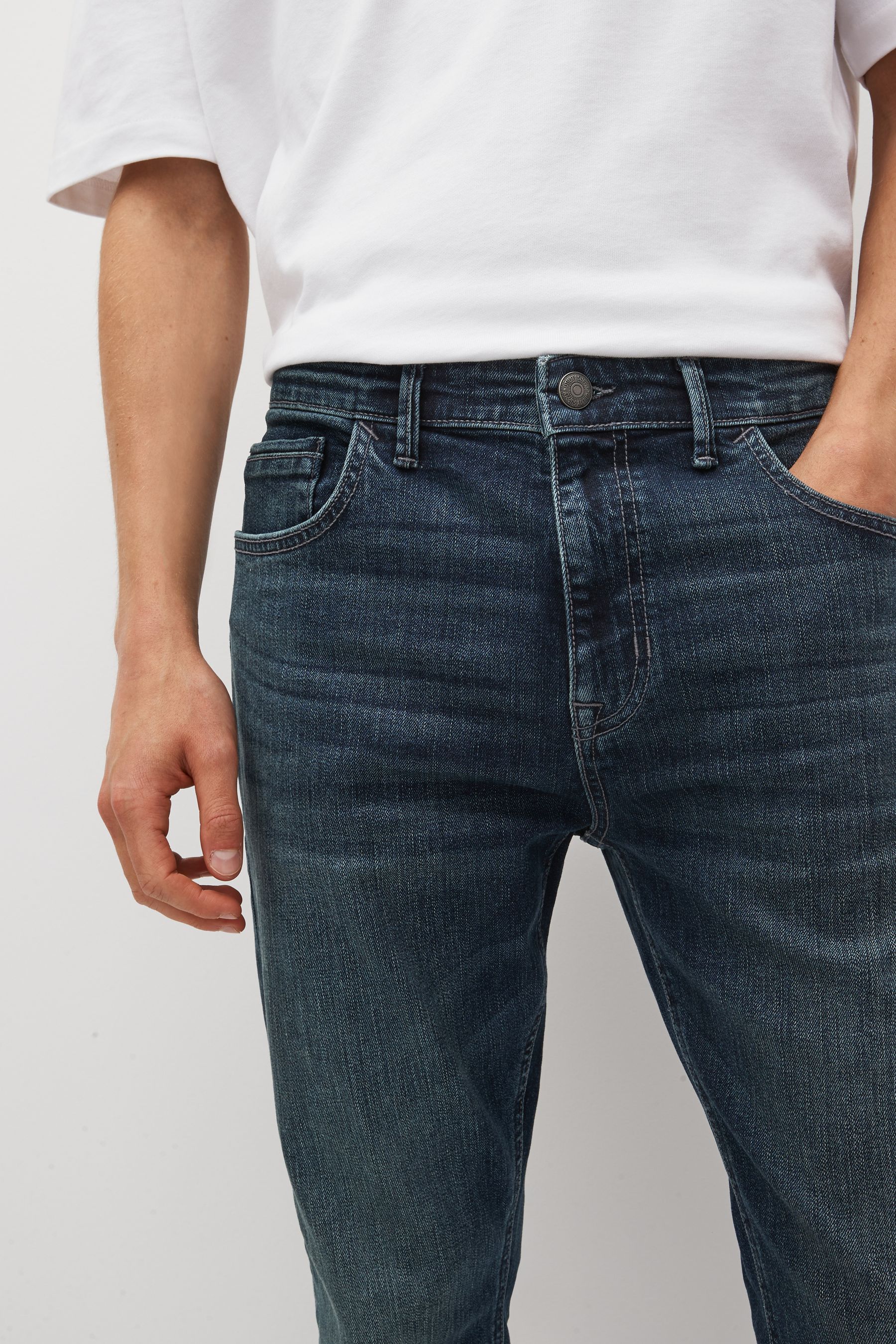 Heavyweight stretch denim outlet