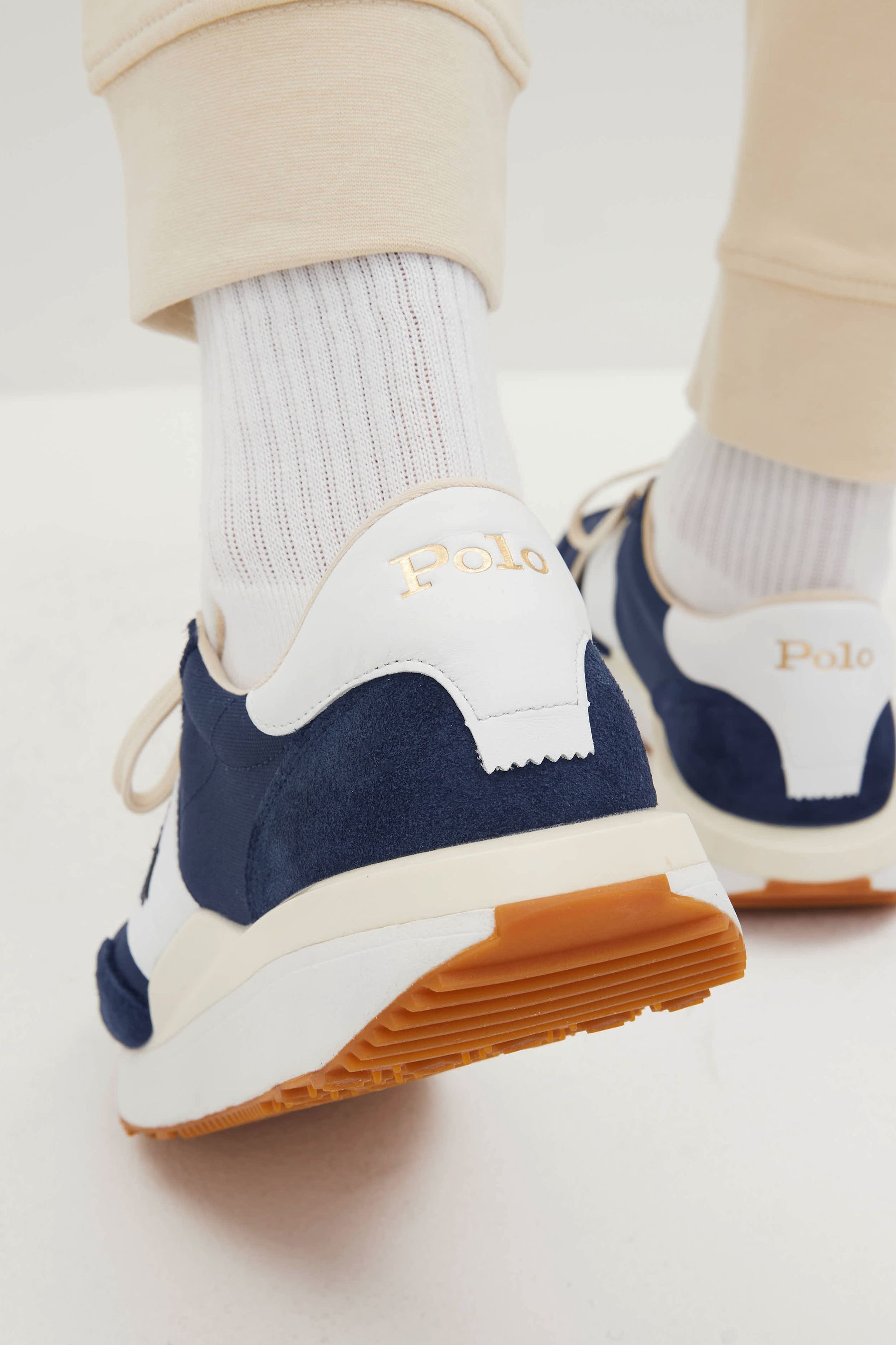 Buy Polo Ralph Lauren Train 89 Suede Mix Trainer from the Next UK online shop