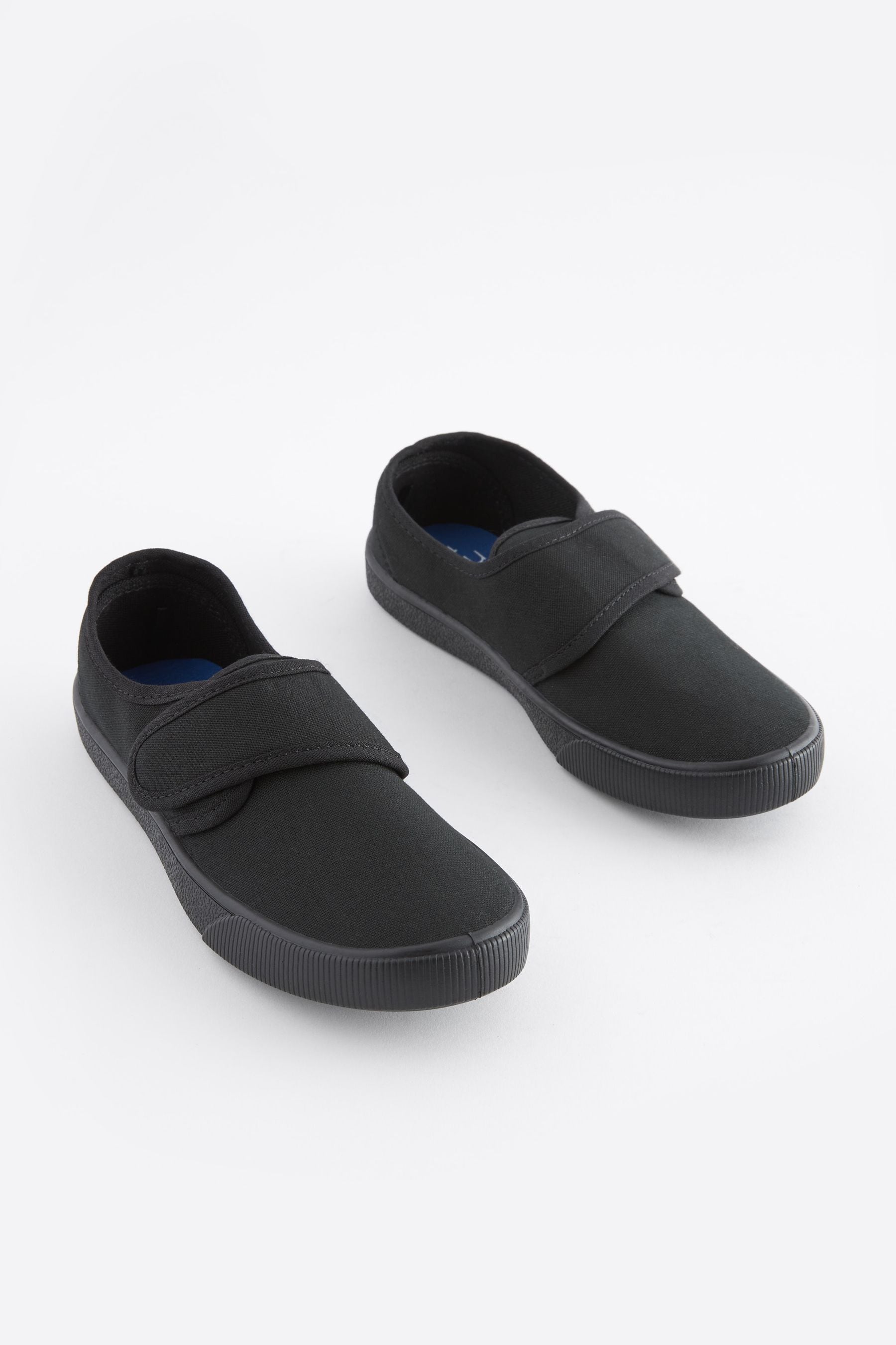 Buy Black Standard Fit F Plimsolls School Shoes from Next Ireland