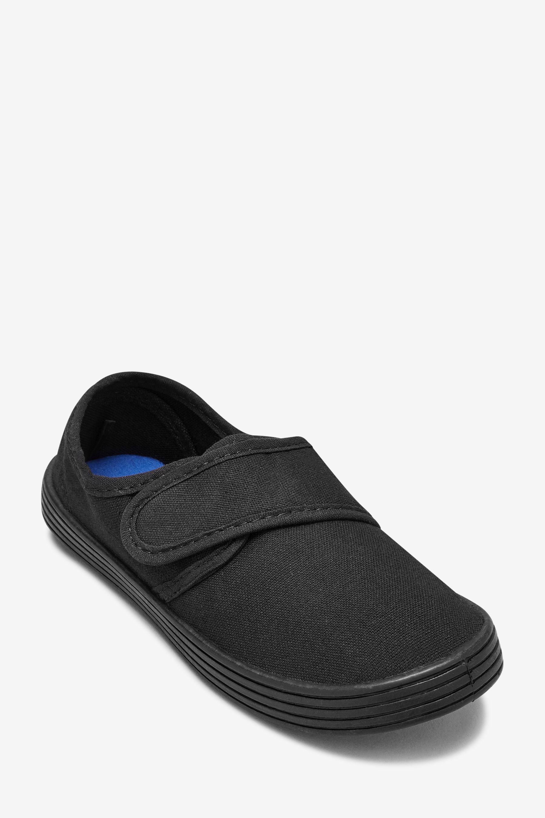Buy Black Standard Fit F Plimsolls School Shoes from the Next UK online shop