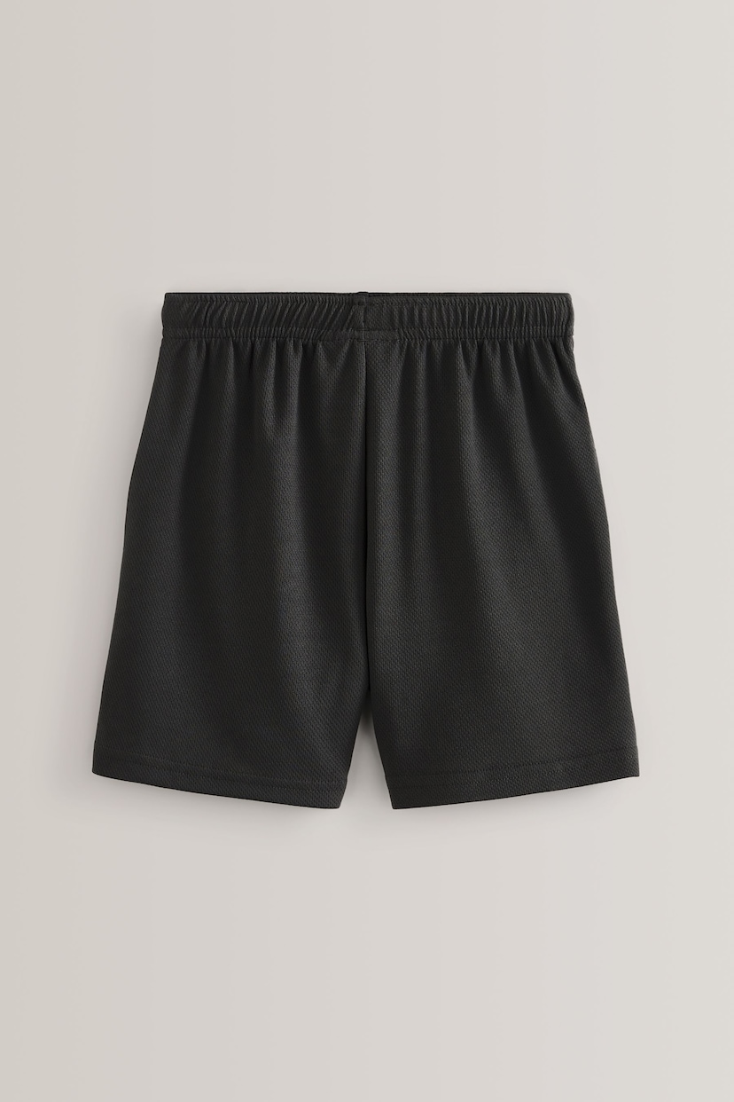 Black Single Sports Shorts (3-16yrs) - Image 2 of 4