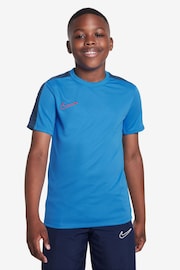 Nike Bright Blue Dri-FIT Academy Training T-Shirt - Image 1 of 3