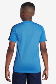 Nike Bright Blue Dri-FIT Academy Training T-Shirt - Image 2 of 3