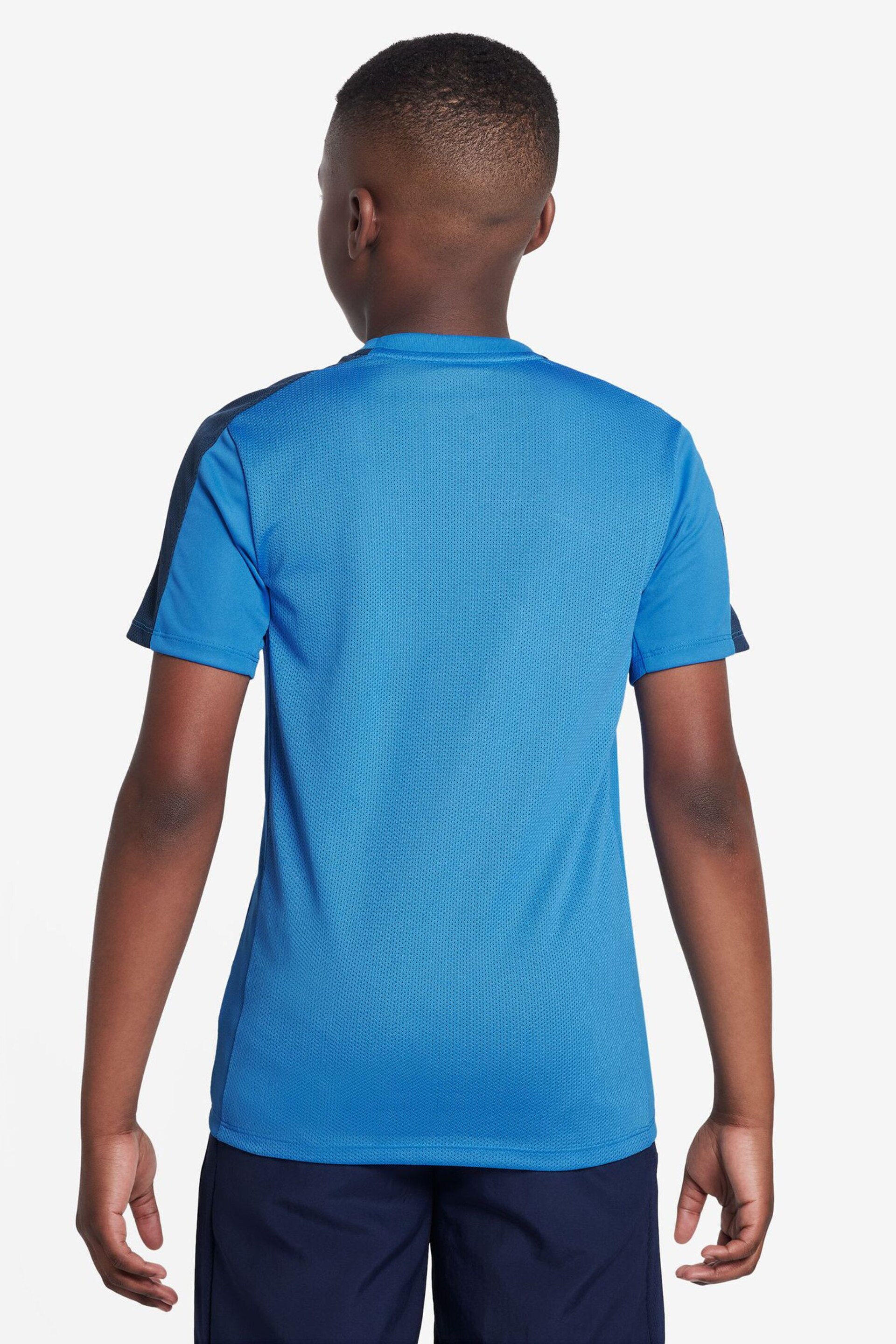 Nike Bright Blue Dri-FIT Academy Training T-Shirt - Image 2 of 3