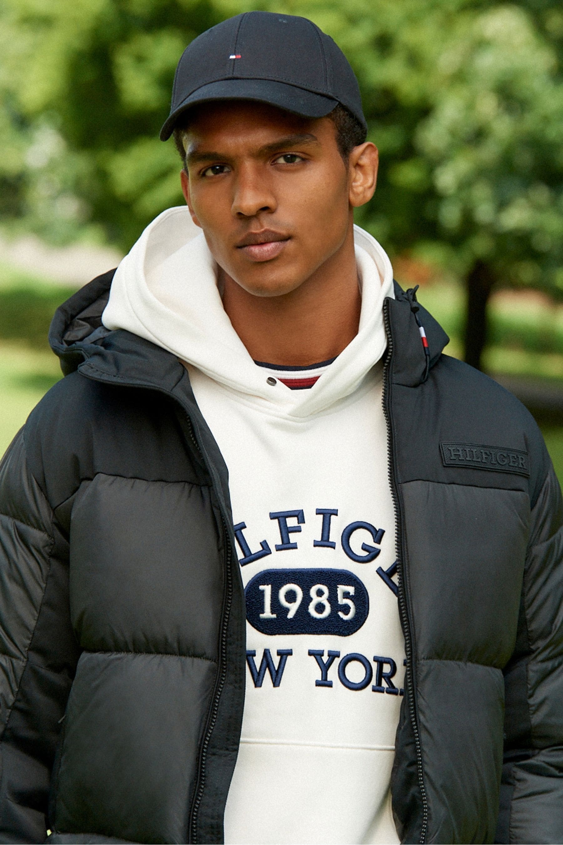 Buy Tommy Hilfiger White Collegiate Hoodie from the Next UK online