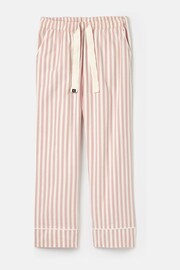 Joules Stella Pink Striped Cotton Pyjama Bottoms - Image 7 of 7