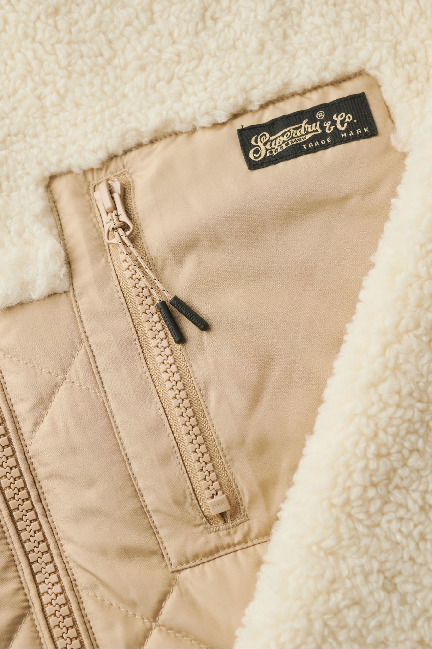 Buy Superdry Urban Cream Workwear Fleece Hybrid Jacket from Next Canada