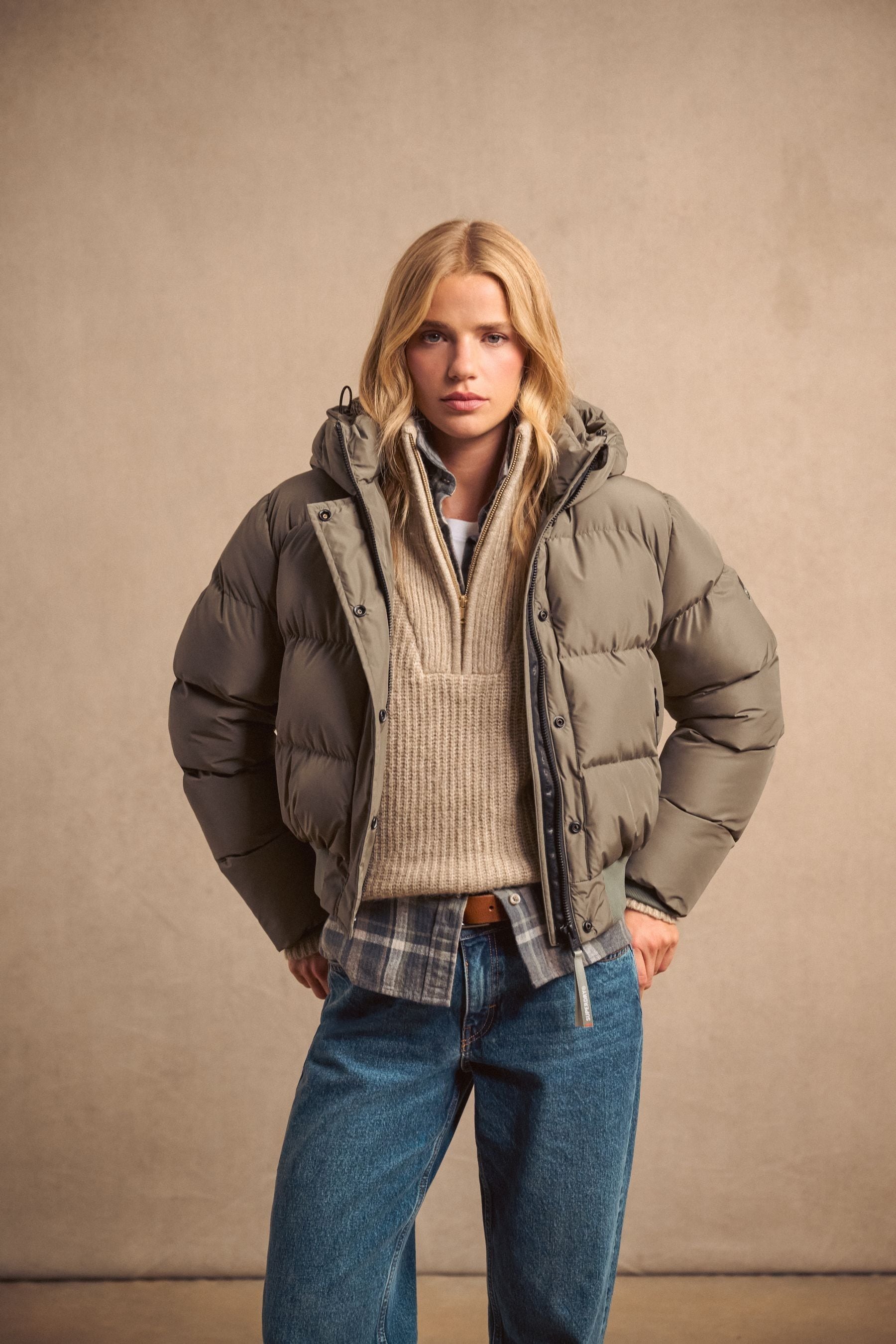 Superdry olive green jacket hotsell