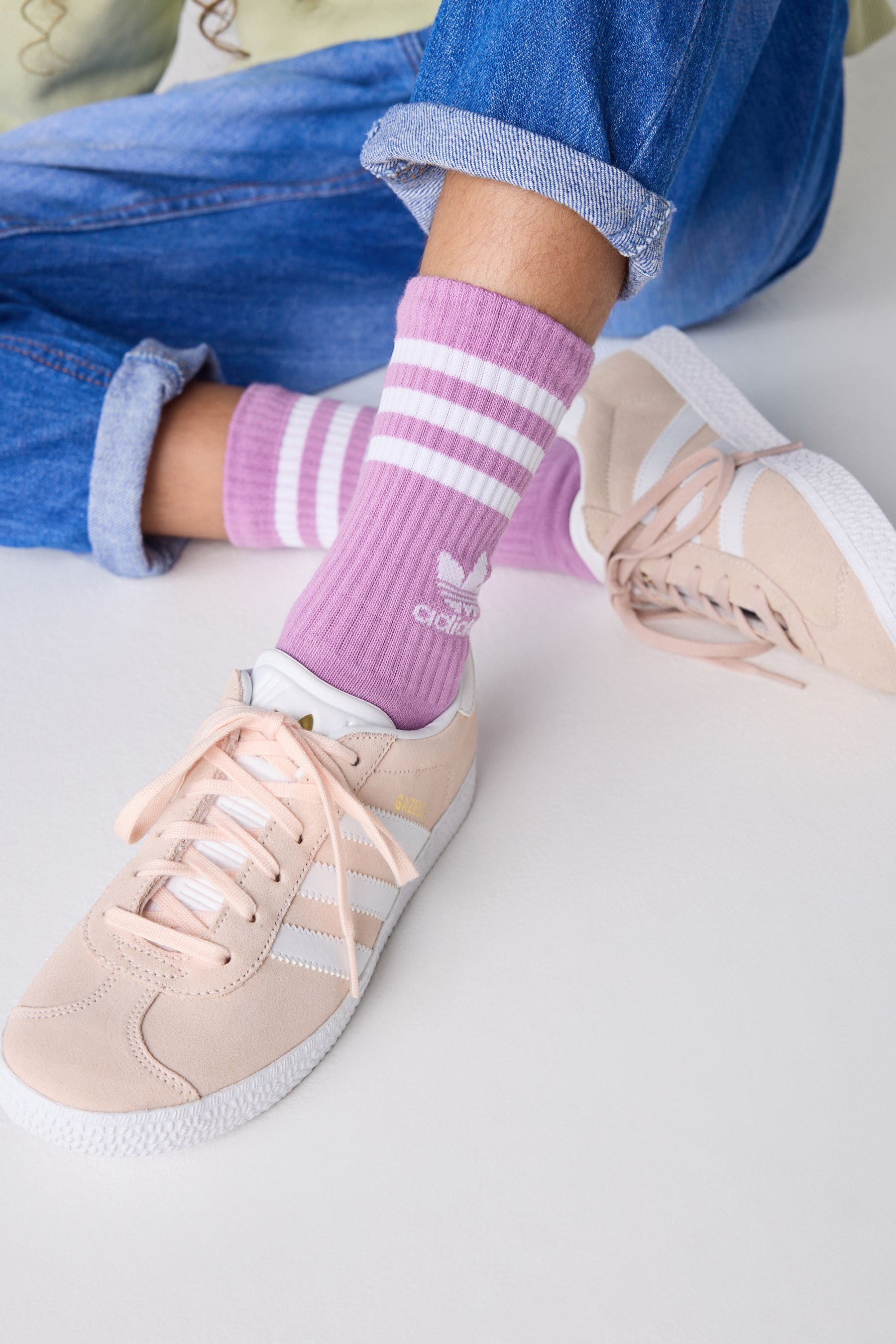Buy adidas Originals Pink White Gazelle Trainers from Next Canada