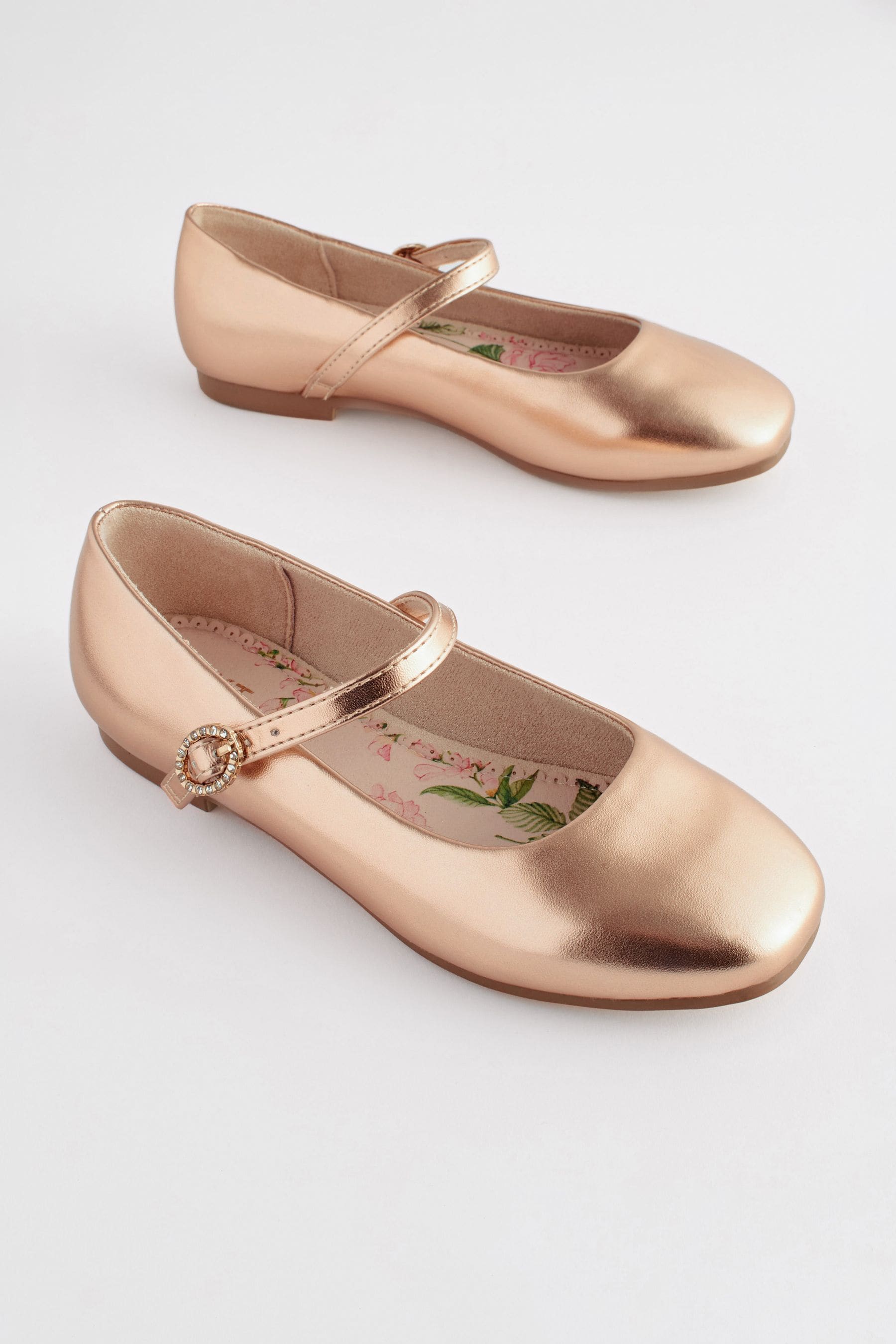 Buy Rose Gold Standard Fit F Mary Jane Occasion Shoes from Next United Arab Emirates