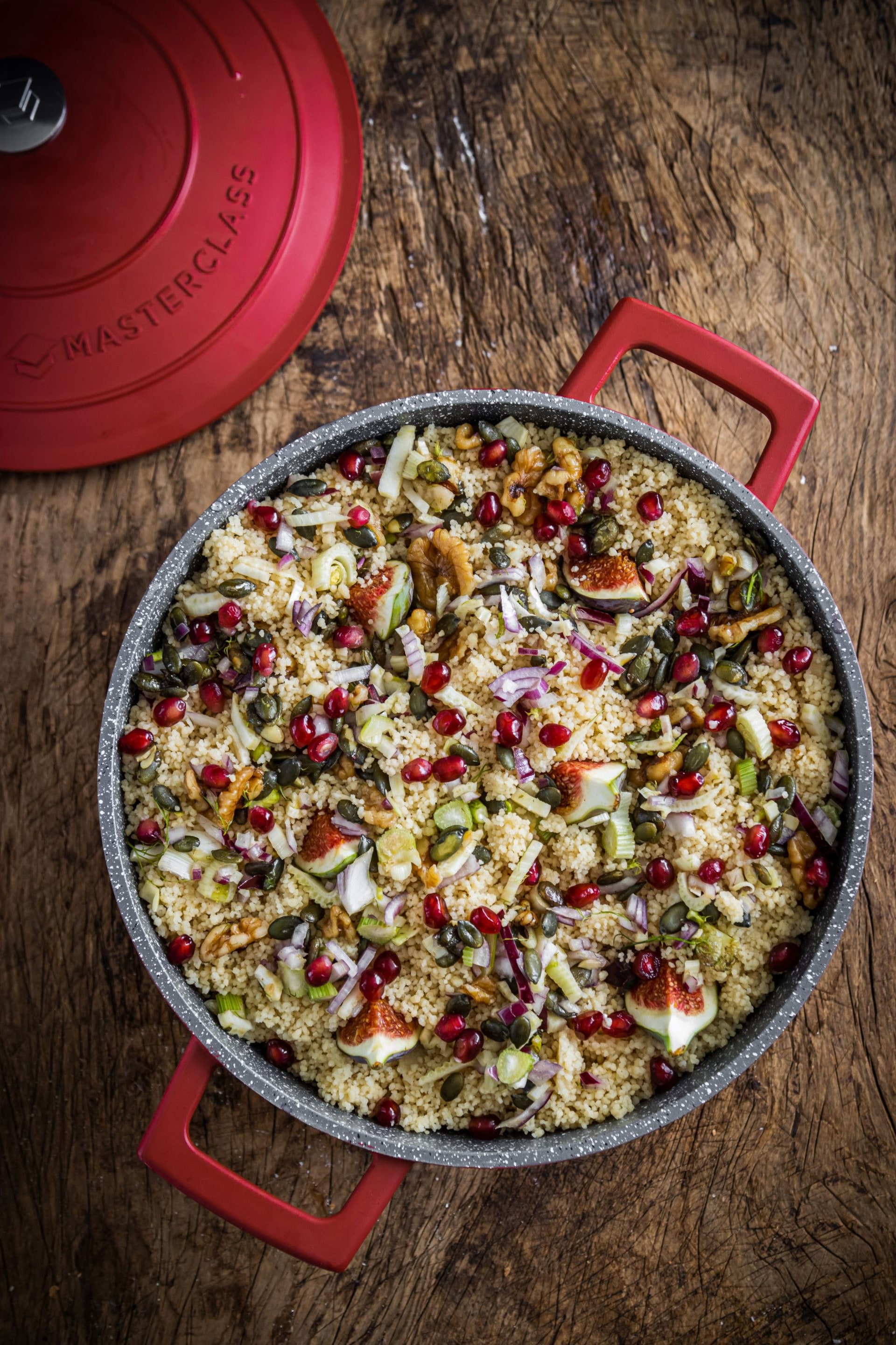 Masterclass Red 5L Cast Aluminium Casserole Dish - Image 1 of 2