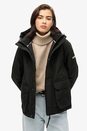 Superdry Black Hood Ultimate Windbreaker Jacket - Image 1 of 4