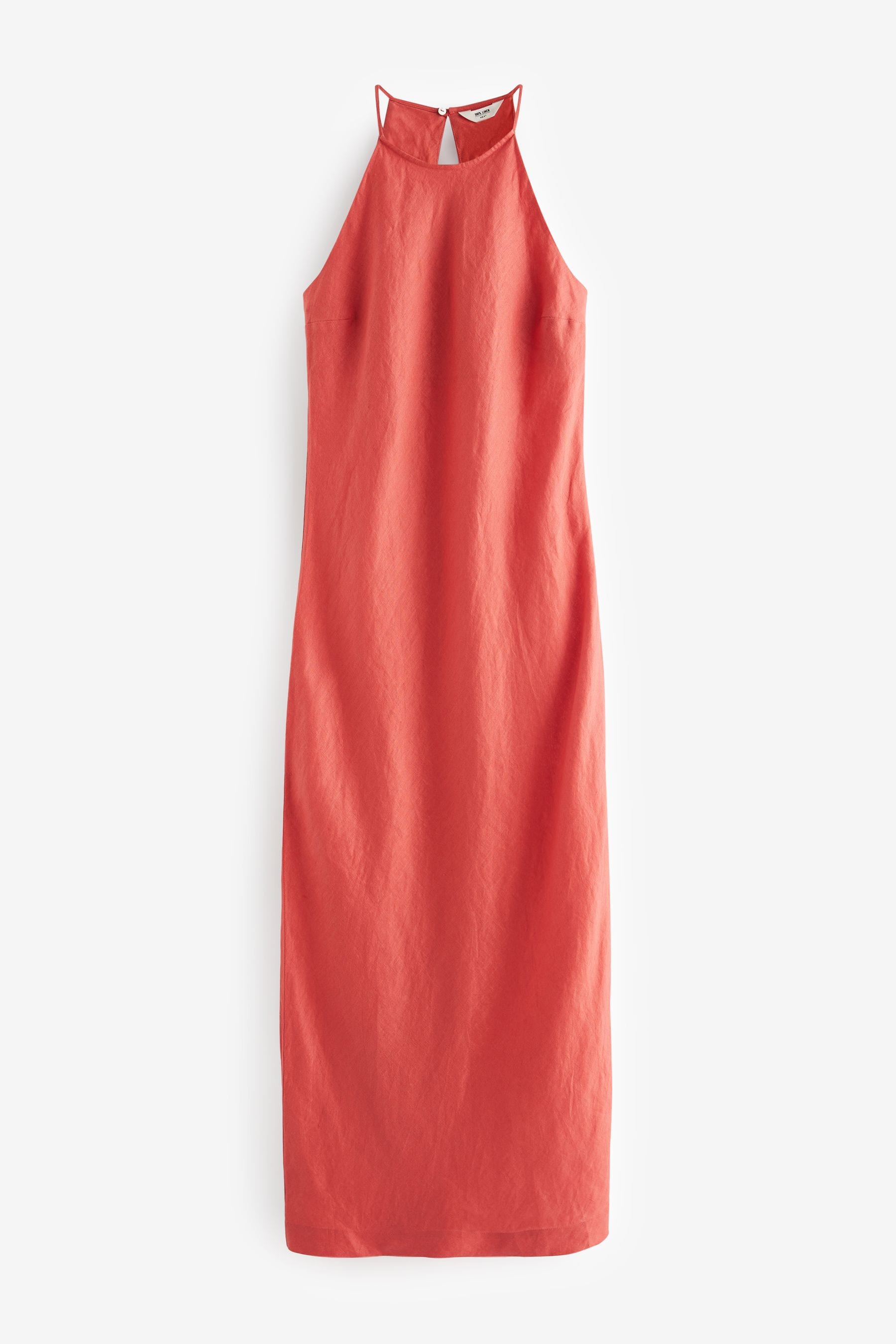 Next pink linen dress outlet