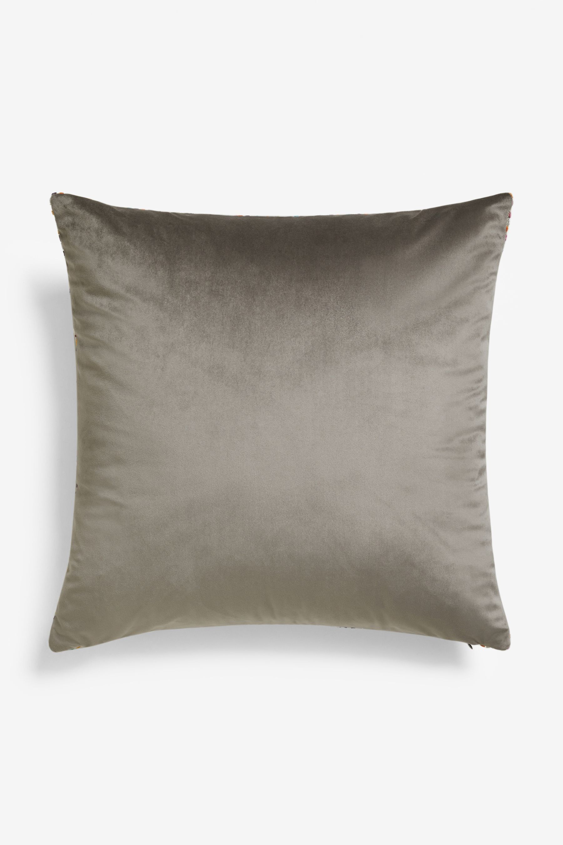 Buy Multi Cut Velvet Spot 59 x 59cm Cushion from Next USA