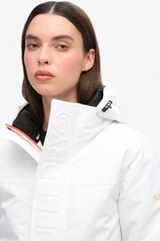 Superdry white Hood Ultimate Windbreaker Jacket - Image 2 of 5