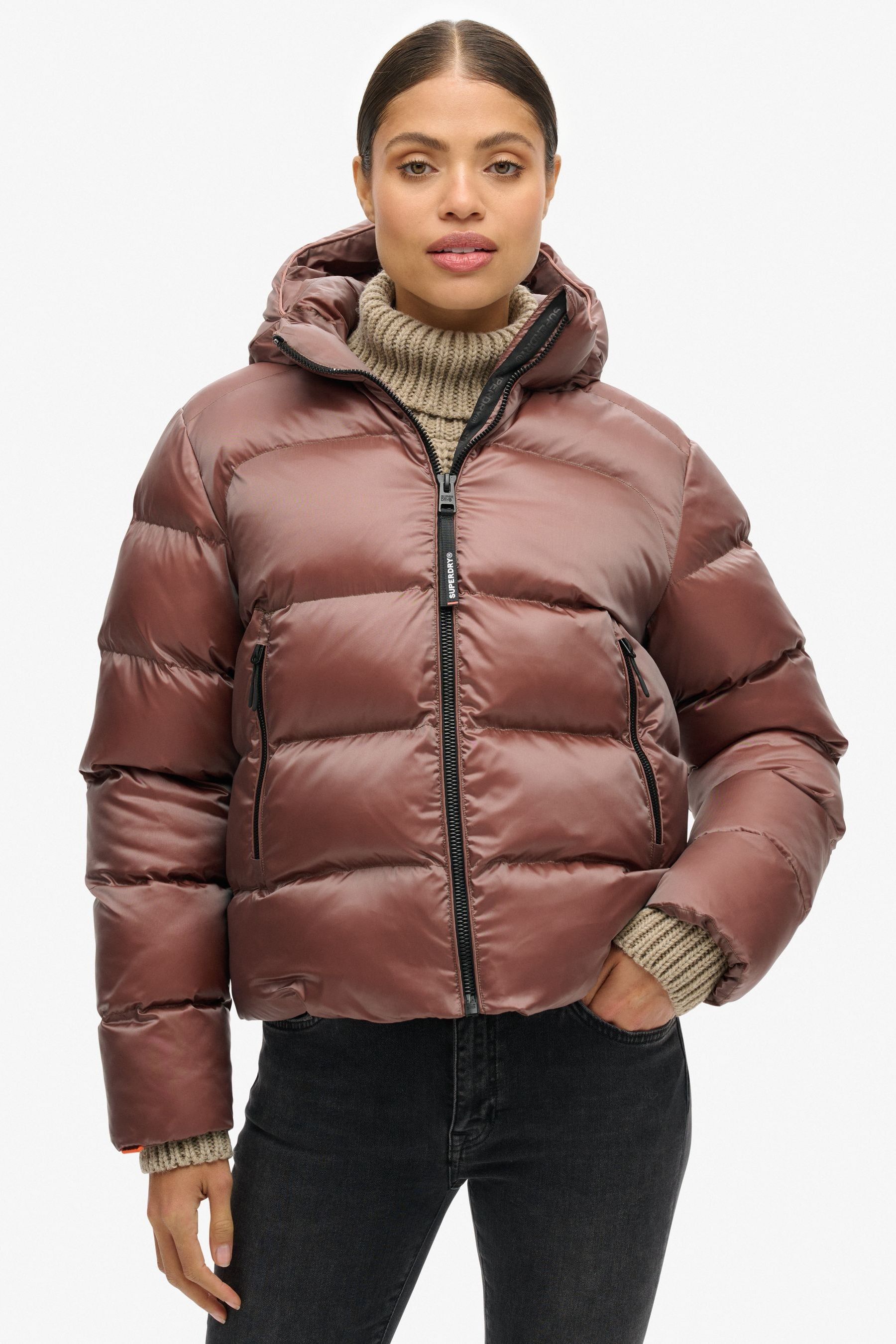 Superdry luxe sports bomber jacket discount